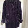 Dennis Basso faux fur purple coat Image 5
