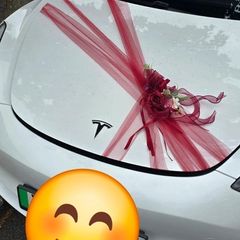 car wedding flower decorations