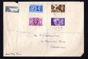 1948 Great Britain Olympic Games London Commemorative Stamps Plain addressed First Day Cover (FDC)