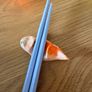 Painted Fish made of clay Chopstick Holder Image 2