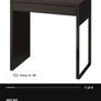 desk Ikea Micke and small chair Image 3