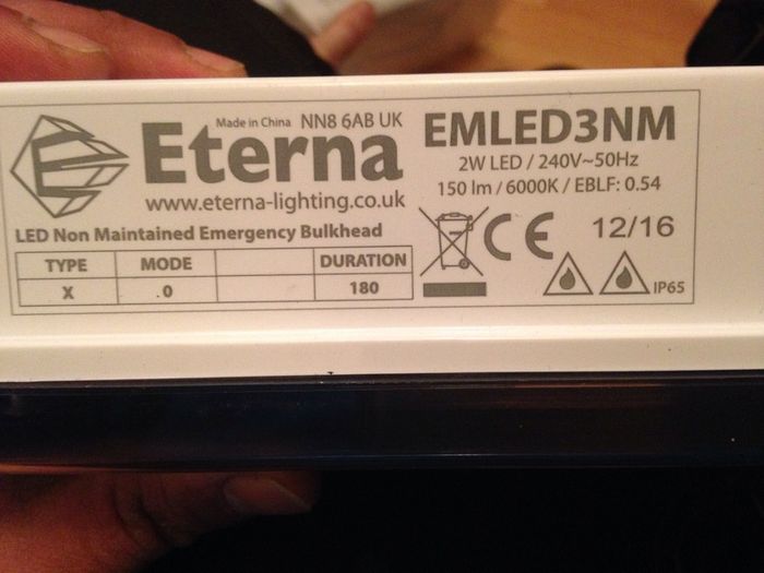 LED Emergency Lights (3) Now Heavily Reduced