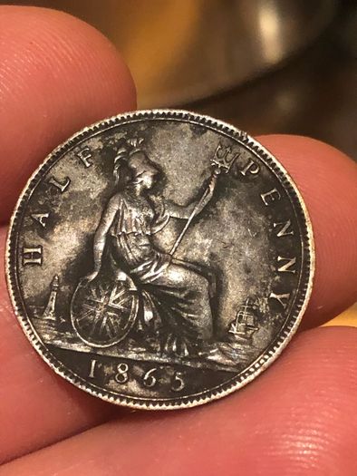 1865 Halfpenny Victoria AU