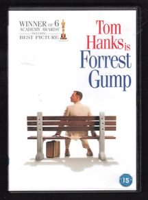 Forrest Gump DVD Movie staring Tom Hanks, Sally Field and Robin Wright Penn