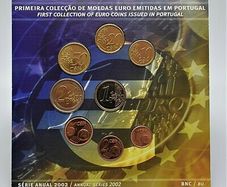 Portugal Official Euro Coin Set 2002. 8 coins. 3.88 Euro.
