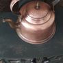 Antique Copper Bell Shaped Kettle with Brass Spout & Tin Lining Image 6