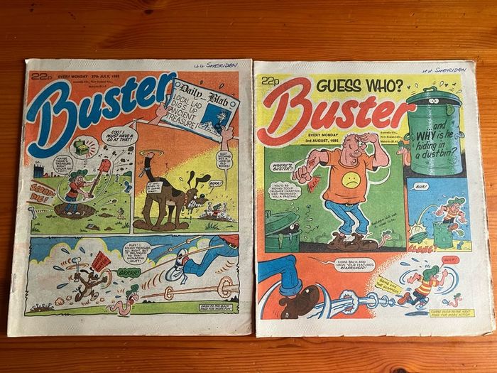 Comics: 'Buster' 1984-1985 (9 magazines)
