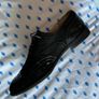 Chanel 100% calfskin leather brogues oxfords unisex wingtip size 4.5 Image 7