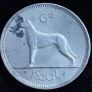 Ireland - 1959 - 6 Pence - Wolfhound - KM.13a - [2730] Image 2