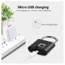 Keyless USB Charging Fingerprint Lock Smart Padlock Waterproof Image 3