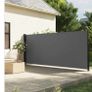 2 - Garden Retractable Side Awning Anthracite 120x600 cm x 2 Image 3