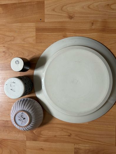 Gorgeous vintage Swedish Ceramics, vase, candleholder