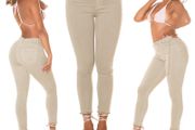 Highwaist Skinny Jeans with Push-Up Effect size 10