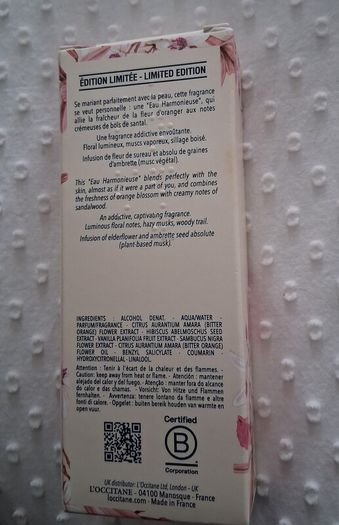 L'OCCITANE Neroli & Orchidee Eau de Toilette  50mls