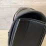 Motorcycle Leather Saddle Bag, Removable Waterproof Black Universal Motorcycle Side Pockets with 2 Mounted Straps Image 10