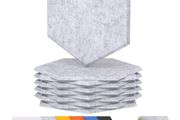 NEW SALE | 12 Pack Hexagon Acoustic Panels Self-adhesive, 30x26x0,9cm High Density Sound Proof Panels