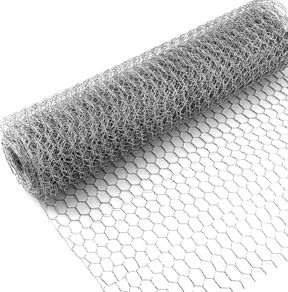 FREE P&P Chicken Wire Mesh, 35cm x 6m Galvanized Hexagonal Garden Netting Fencing, for Pet Poultry Animal Rabbit Chicken Fencing/DIY Craft and Home Decoration