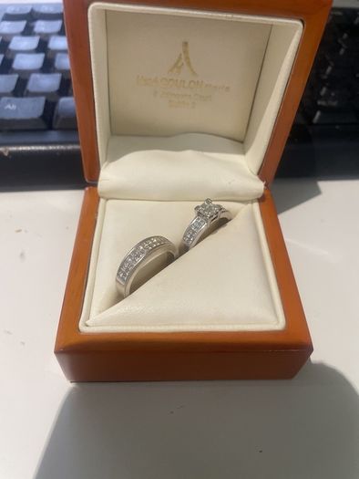 Engagement and wedding Rings