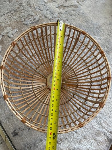 30cm Rattan style light shades x 2