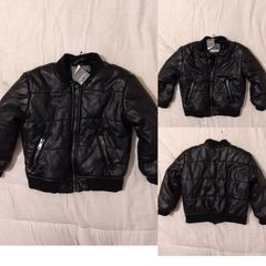Faux Leather Jacket, New With Tags