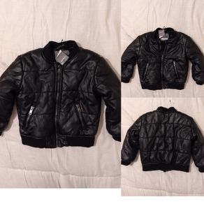 Faux Leather Jacket, New With Tags