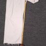 Zara Off White Cream Belted Frayed Hem Wide Leg Cargo Utility Jeans Size S Image 10