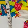 Vibrant print Italian blazer with gold button detail Image 9