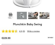 munchkin baby swing