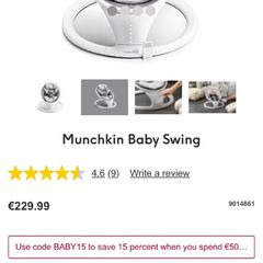 munchkin baby swing