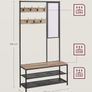 Coat Rack with Mirror FREE DELIVERY Image 5