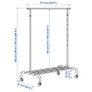 ikea clothes rail Image 2