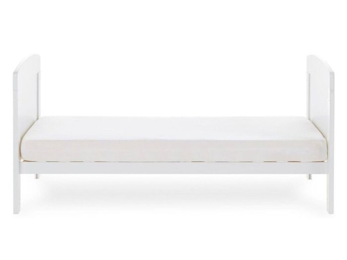 Obaby White Grace Inspire Cot Bed with Obaby mattress included