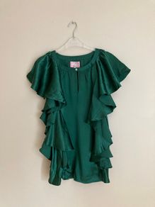 Fran&Jane sleeveless 100% silk satin top
