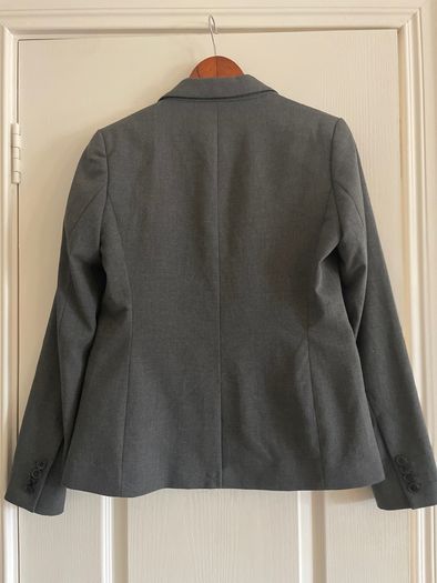 Navy Tailoring charcoal grey blazer, size 10