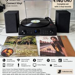 Auna Connect Vinyl Turntable & Hi-Fi System