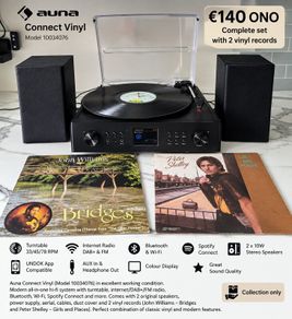 Auna Connect Vinyl Turntable & Hi-Fi System