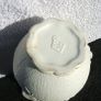 An antique Parian-bisque jug with moulded oak leaves & acrons pattern (c.1870) Image 6