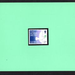 1985 Guernsey 40th Anniversary of Peace in Europe Commemorative Stamp Presentation Pack