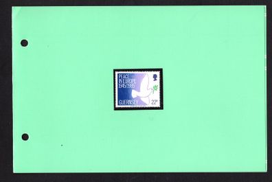 1985 Guernsey 40th Anniversary of Peace in Europe Commemorative Stamp Presentation Pack