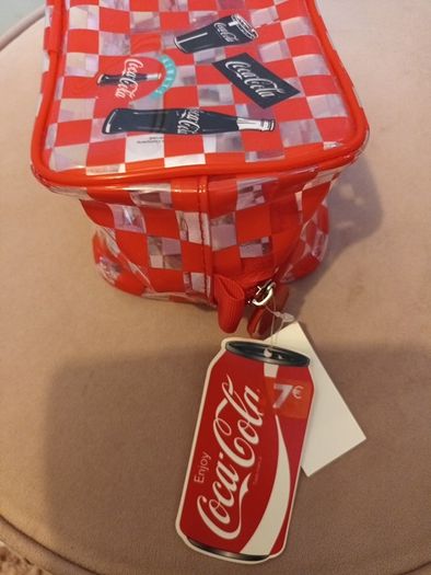Brand new coca cola clear pencil case