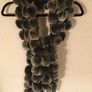 Long Fur Pom Pom Scarf Stole Wrap Image 4