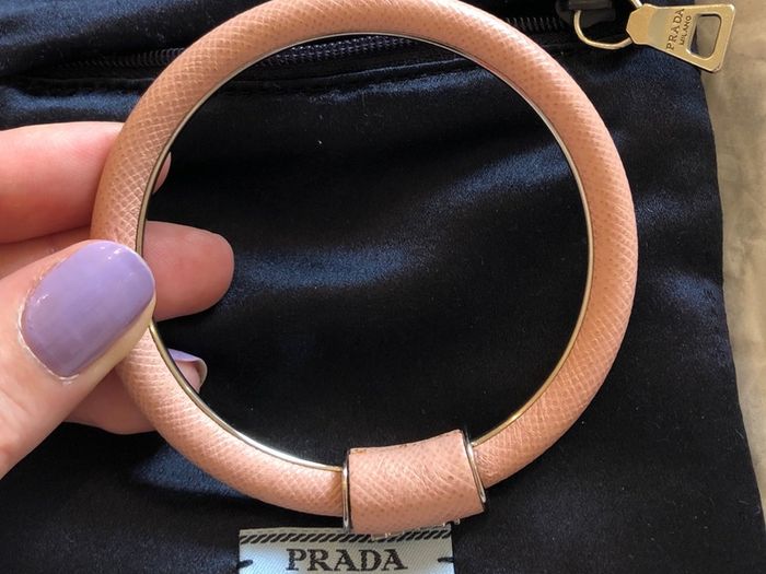 Prada saffino leather bracelet