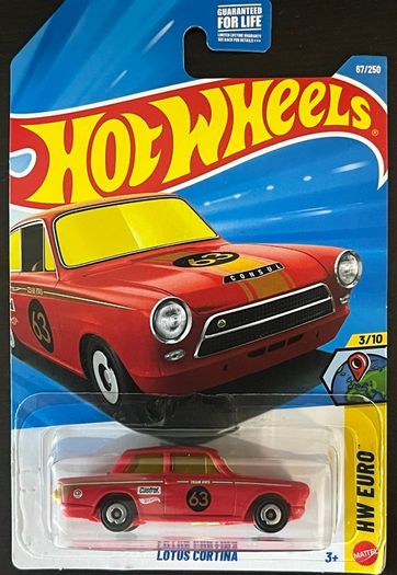 NEW RED Lotus Cortina Hot Wheels