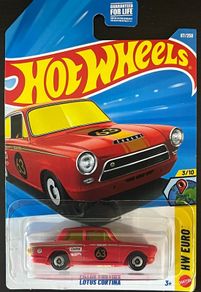NEW Lotus Cortina, RED Hot Wheels