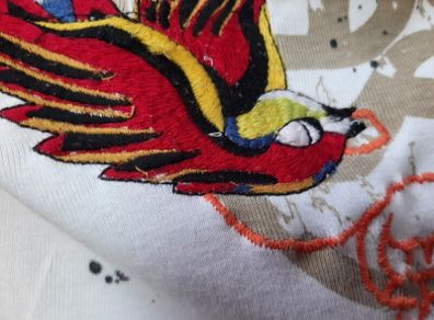 vintage top beautiful embroidery
