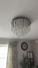 Spiral 8 Light Chandelier