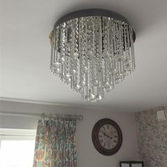 Spiral 8 Light Chandelier