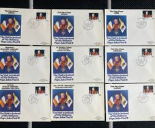Antique Complete & Authentic John Paul II Papal Visit to Ireland Envelopes - 1979 (Mint)