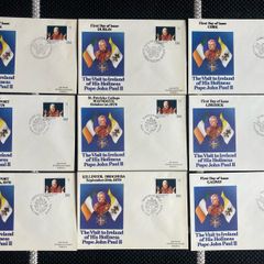 Antique Complete & Authentic John Paul II Papal Visit to Ireland Envelopes - 1979 (Mint)