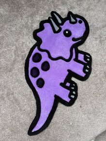 Dinosaur handmade rug